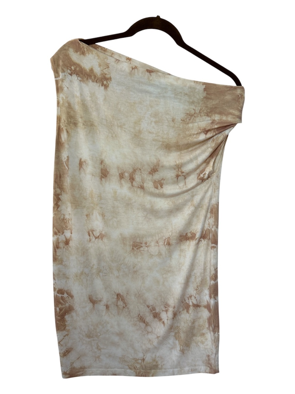 Enza Costa One Shoulder Tie-Dye Mini Dress Small